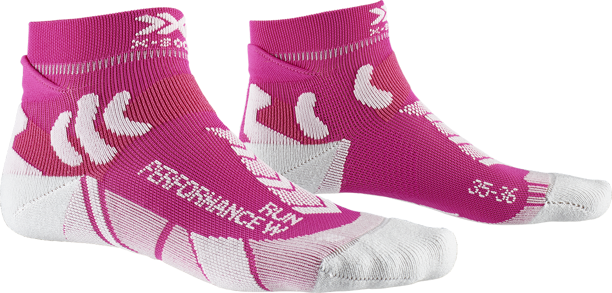 Женские беговые носки X-SOCKS Run Performance 4.0 XS-RS15S19W-P042 p. 37/38 Flamingo Pink/Pearl Grey - фото 1