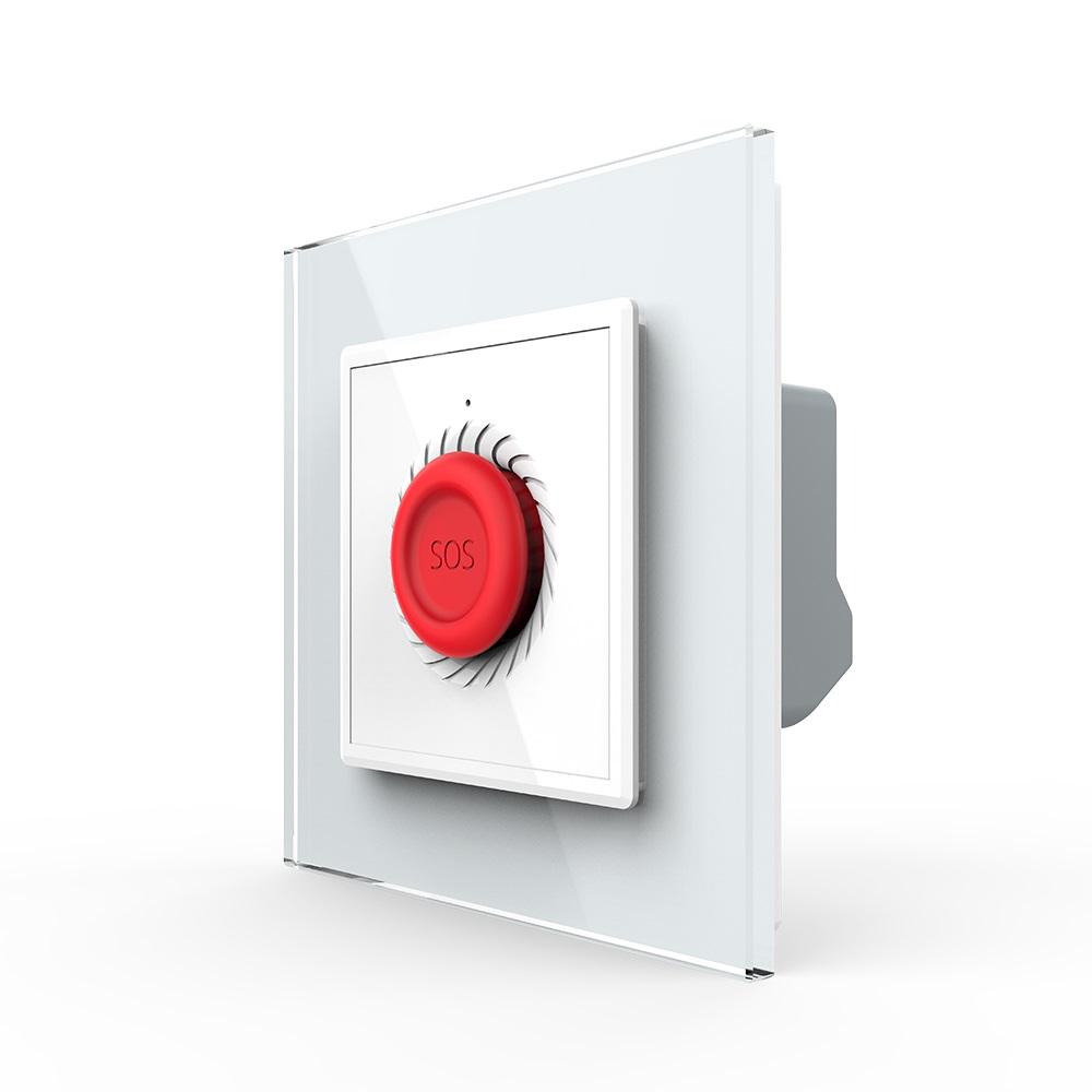 Умная тревожная кнопка Livolo Белый (VL-C7FYMA-2WP)