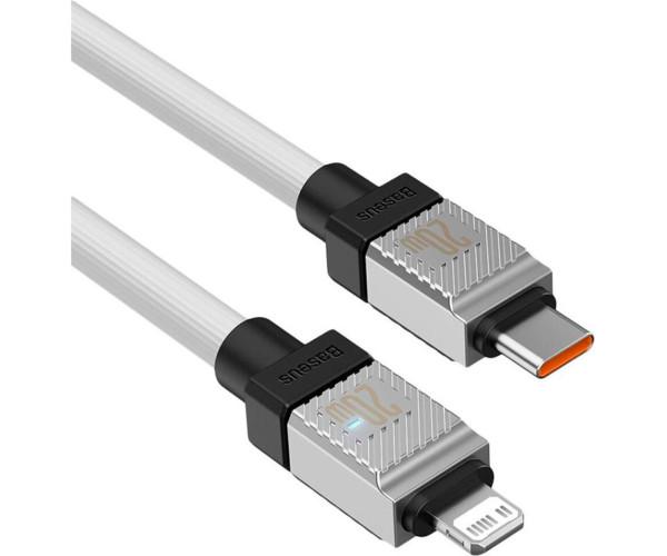 Кабель Data BASEUS CoolPlay Series Fast Charging Cable Type-C-Lightning 20W 2 м White (06CAKW000102) - фото 3 Кабель Data BASEUS CoolPlay Series Fast Charging Cable Type-C-Lightning 20W 2 м White (06CAKW000102) - фото 3