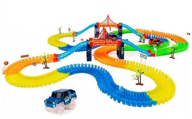 Конструктор Magic Tracks 360 деталей Mega Set 2 машинки (17242)