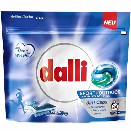 Капсулы для стирки Dalli 3в1 Sport&Outdoor 24 WA 636 г (31194108)