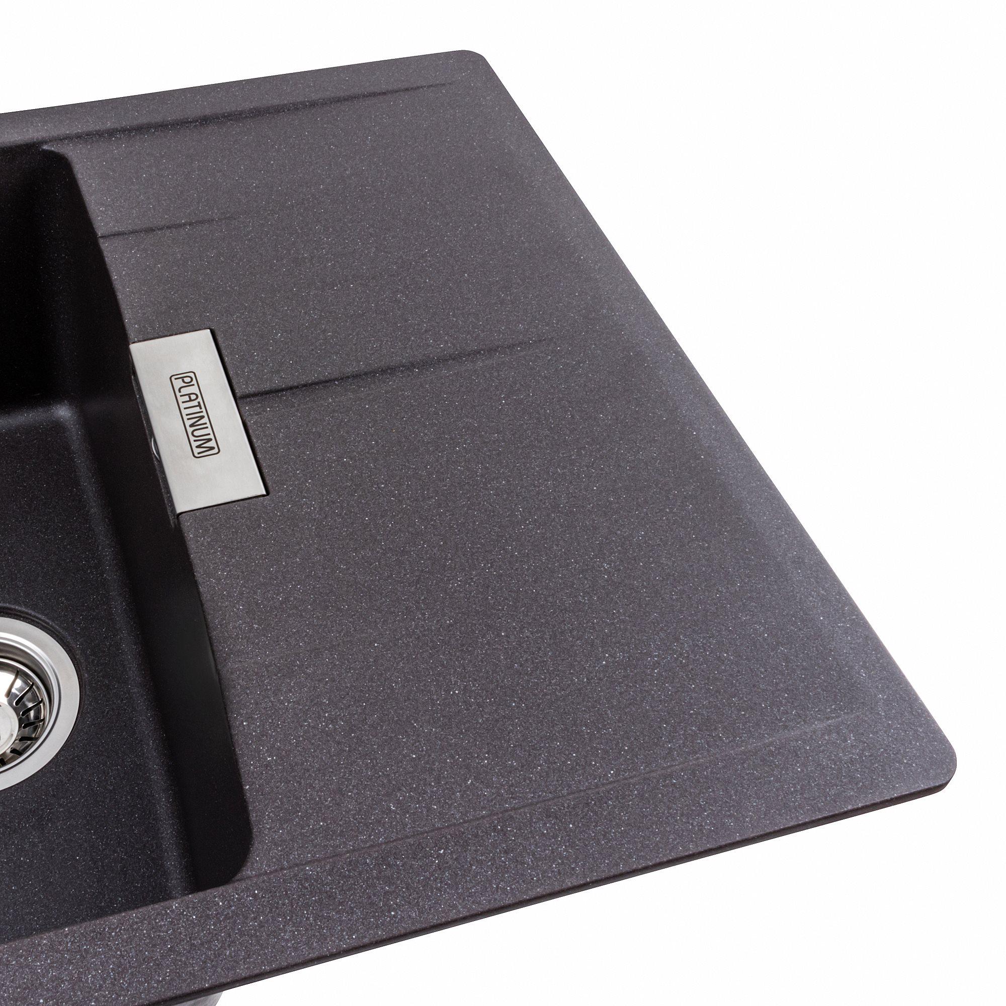 Мойка для кухни гранитная Platinum 6250 ZIRKONE матовая Гренадин - фото 3 Мойка для кухни гранитная Platinum 6250 ZIRKONE матовая Гренадин - фото 3