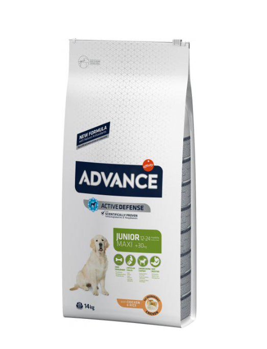 Корм сухой для собак Advance Dog Maxi Junior Chicken & Rice 14 кг (923540)