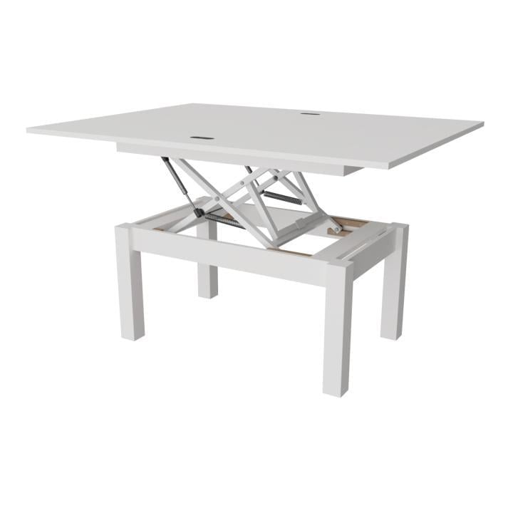 Журнальний стіл-трансформер Neman Баттерфлай дерево/ДСП Білий