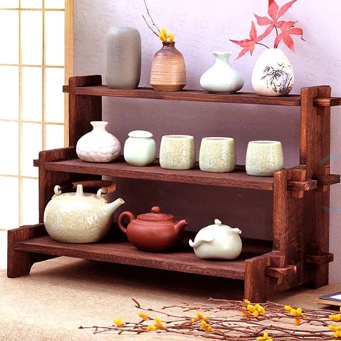 Полка настольная из дерева Атбасар 3 Савоярди (ПСТ/302515)