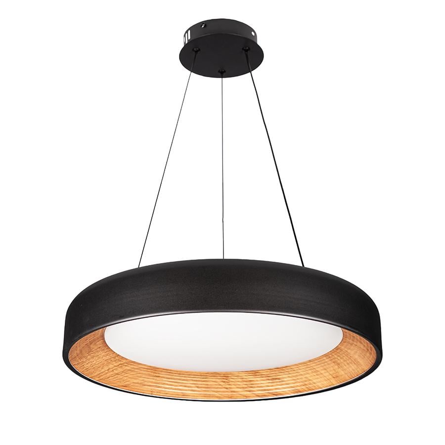 Люстра подвесная светодиодная Levistella 781P3955 500 BK/DWD Черный/Темное дерево