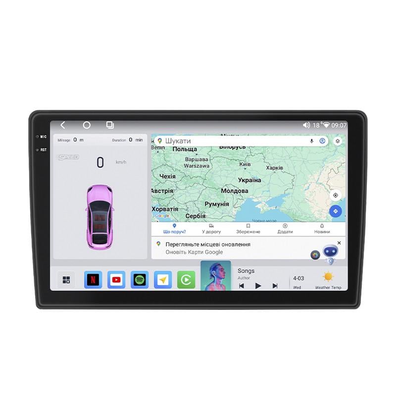 Автомагнитола штатная Lesko для KIA Cerato I ver 2 2004-2008 4/64 QLED CarPlay 4G Wi-Fi GPS 360 Prime 9" (31457534)