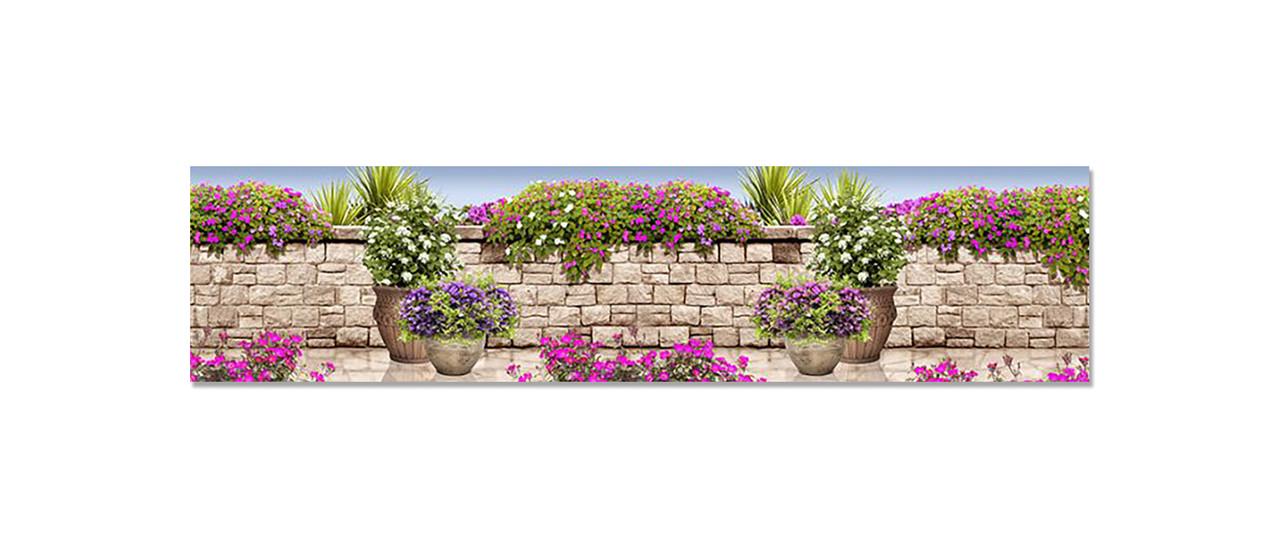 Наклейка виниловая на кухню Zatarga Петуньи 600х2500 мм (1289776770)