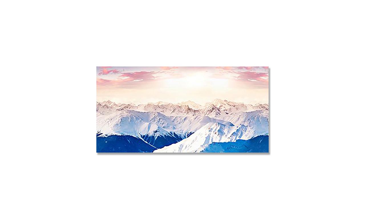 Наклейка виниловая на стол Zatarga Заснеженные Горы 600х1200 мм (1274515384)
