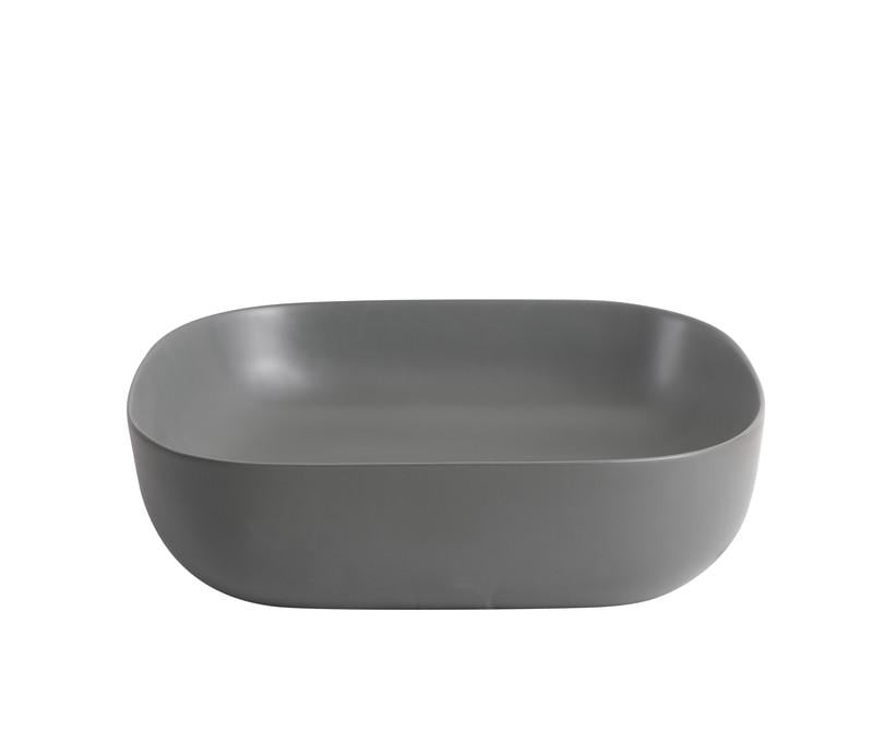 Раковина накладна MIXXUS PREMIUM DIVERSE-0115 GRAY 490x395x135 мм (MP6650)