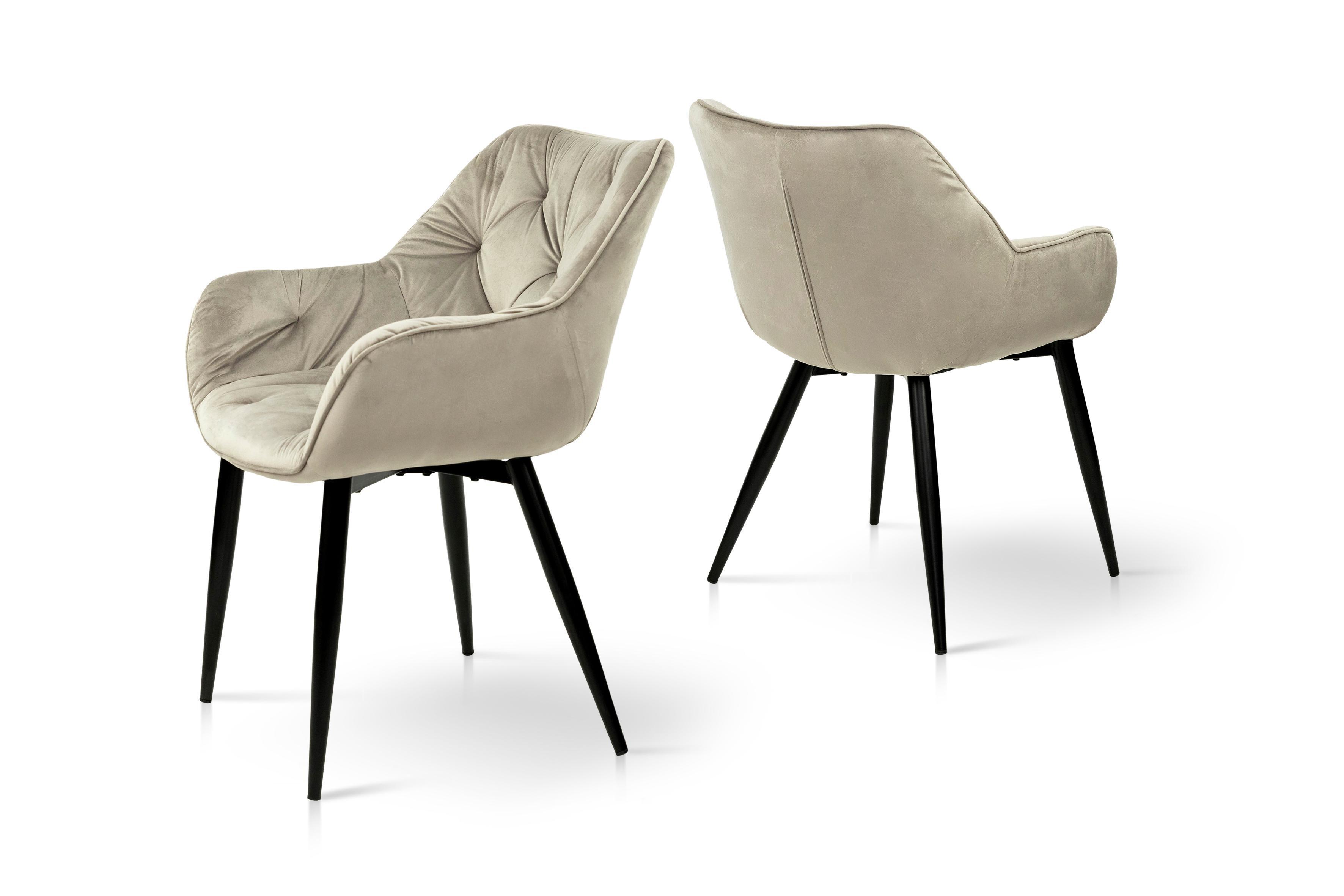 Стілець для кухні та вітальні ГРЕЙС Парадіз 580х870х570 мм Чорний/Пісочний (GAА0055038) - фото 6 Стілець для кухні та вітальні ГРЕЙС Парадіз 580х870х570 мм Чорний/Пісочний (GAА0055038) - фото 6