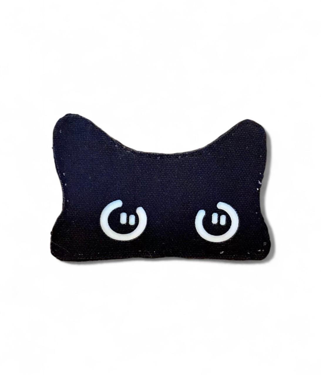 Патч-шеврон Laser Cut Котик следит за тобой люминесцентный Черный (29519652)