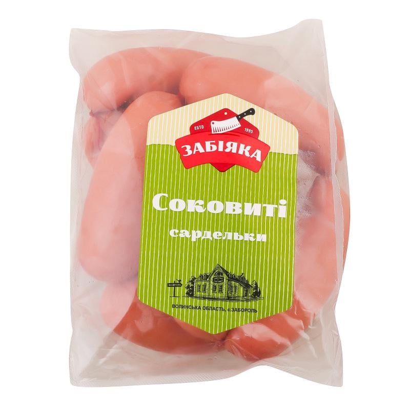 Сардельки Забіяка Соковиті 0,8 кг (8622) Сардельки Забіяка Соковиті 0,8 кг (8622)