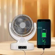 Вентилятор портативный Megatop MT-801LS 8" с солнечной панелью/3 скорости/USB (6-18-M17196) - фото 2