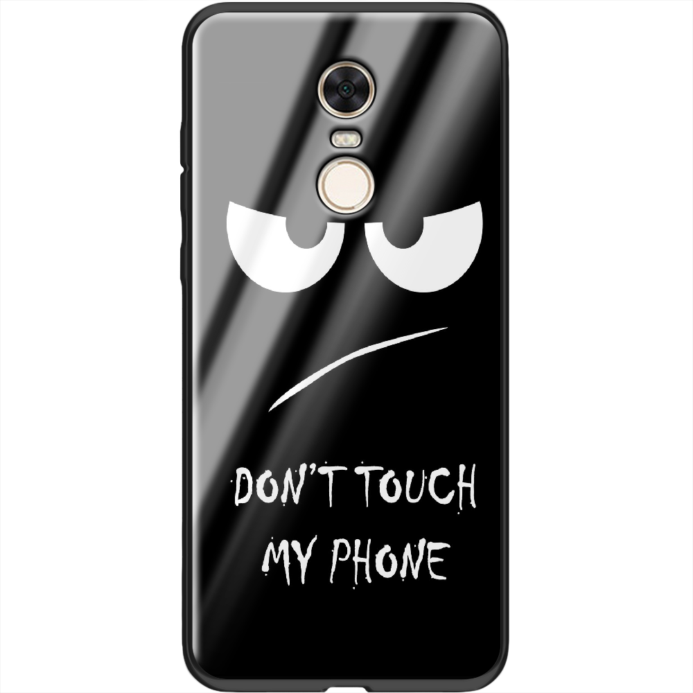 Чохол BoxFace Xiaomi Redmi 5 Plus Don't Touch my Phone Чорний силікон зі склом (32522-up535-37744)