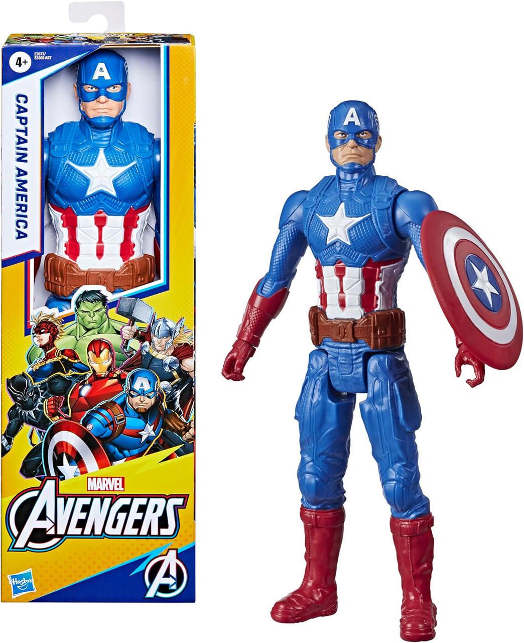 Игровая фигурка Hasbro Marvel Titan Hero Капитан Америка 30 см (E7877) Игровая фигурка Hasbro Marvel Titan Hero Капитан Америка 30 см (E7877)