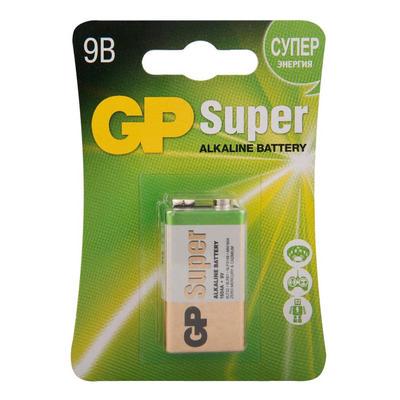 Батарейка GP крона 9V Super Alkaline 6F22/6LR61 на блістері