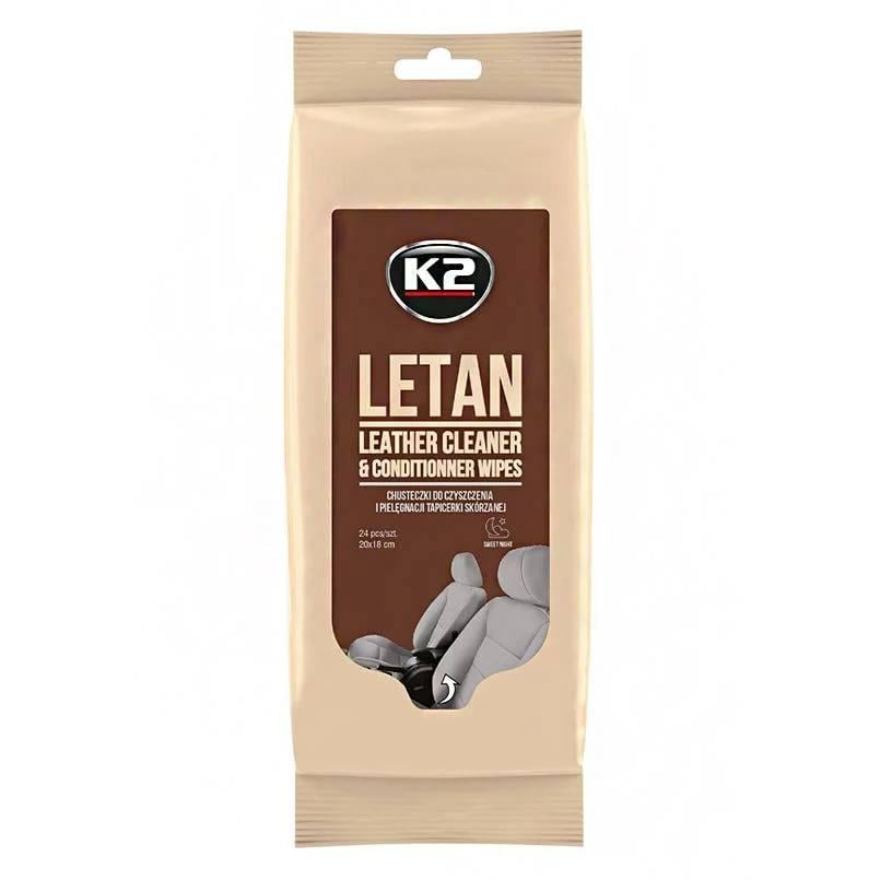 Вологі серветки K2 Letan Wipes
