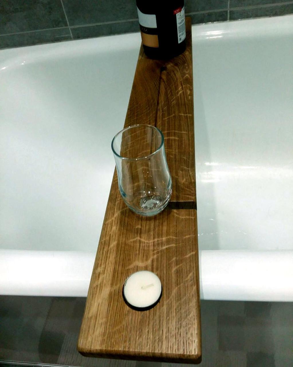 Столик-полка для ванной из дерева Марет Мускат (СДВ-001907)