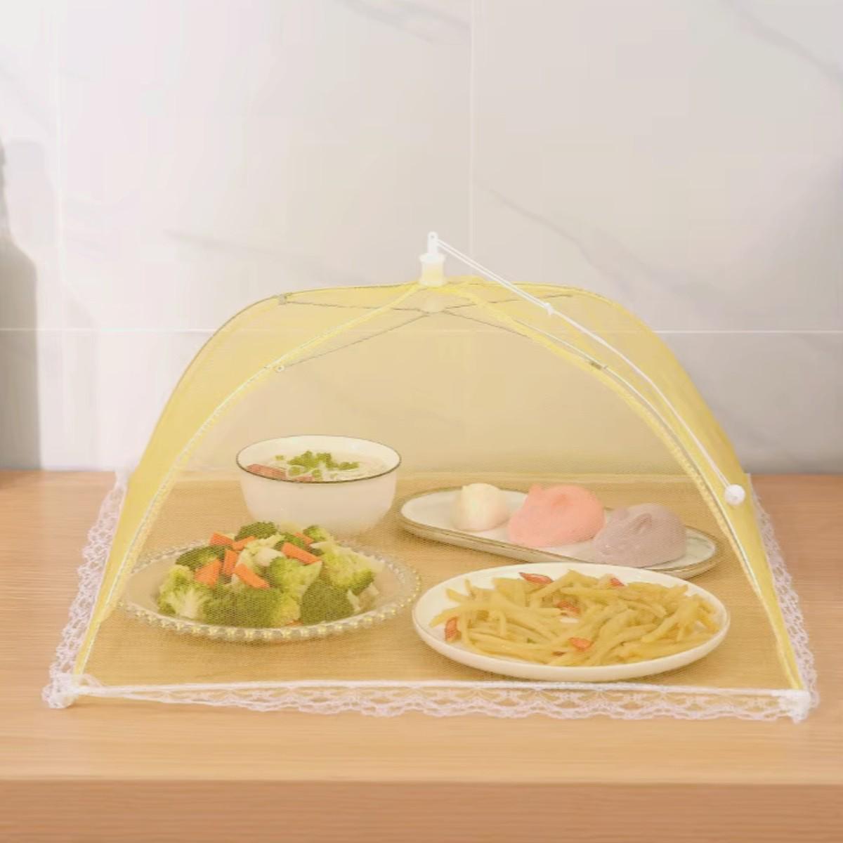 Москитная сетка складная Mosquito Cap на стол для защиты еды от мух 33х33 см (R29821) - фото 5 Москитная сетка складная Mosquito Cap на стол для защиты еды от мух 33х33 см (R29821) - фото 5