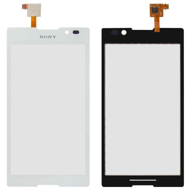Екран Touchscreen для Sony C2305/S39h/Xperia C Білий (000018200)