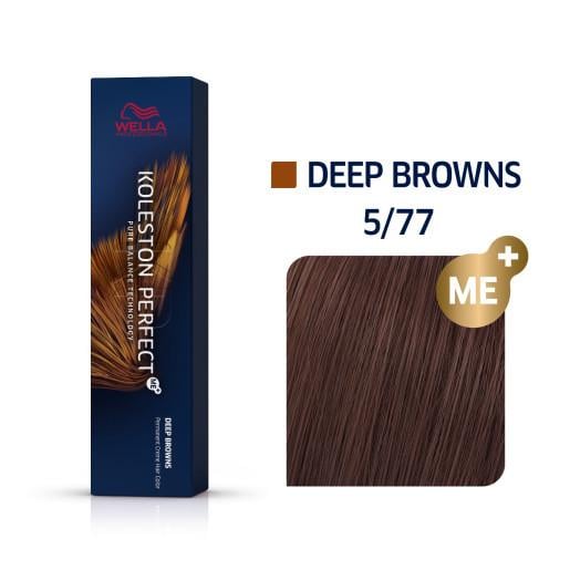 Крем-краска Wella Professionals Koleston Perfect ME+ стойкая 5/77 Deep browns - фото 3