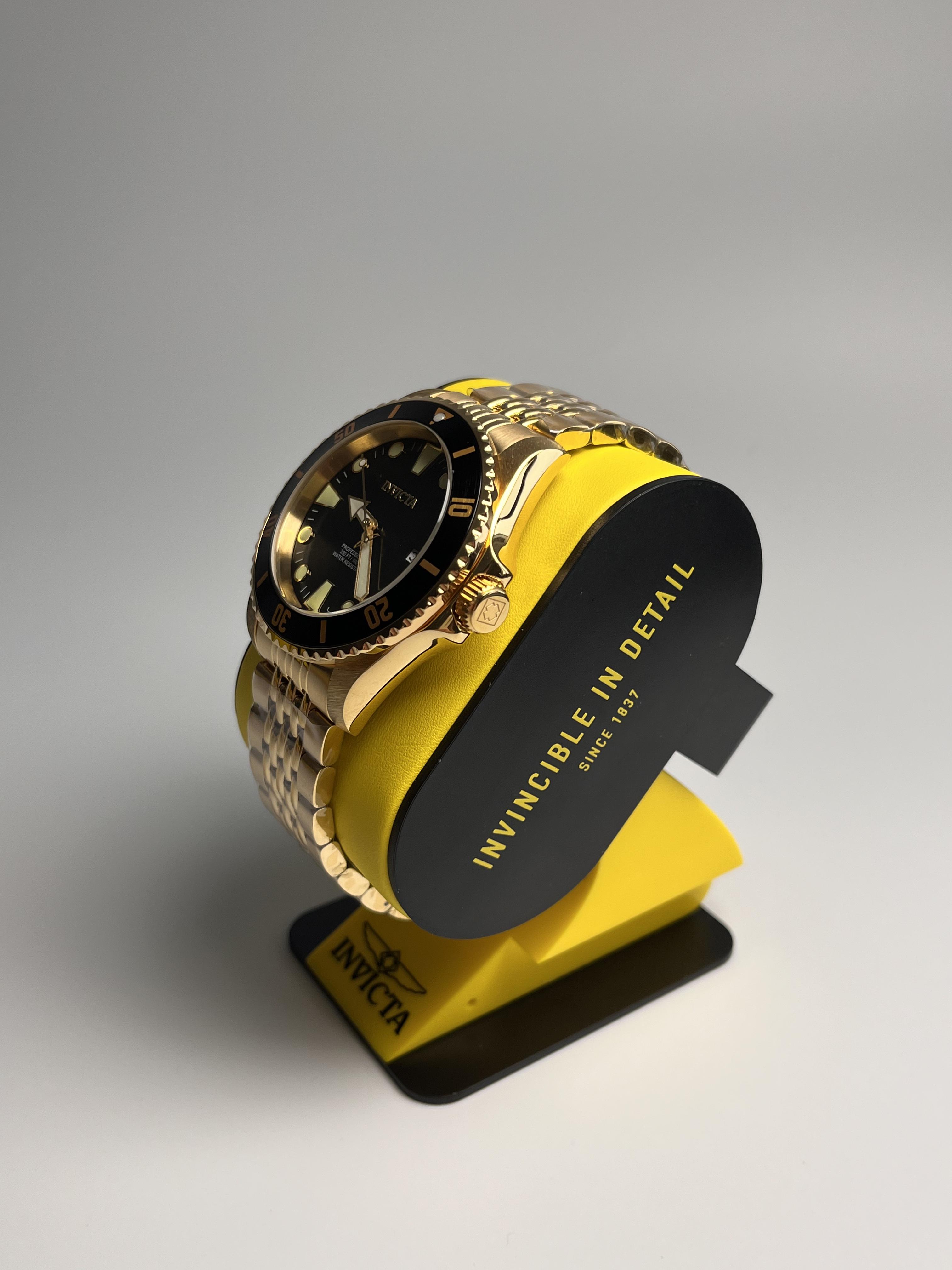 Годинник із золотистим ремінцем Invicta 39758 Automatic - фото 4 Годинник із золотистим ремінцем Invicta 39758 Automatic - фото 4