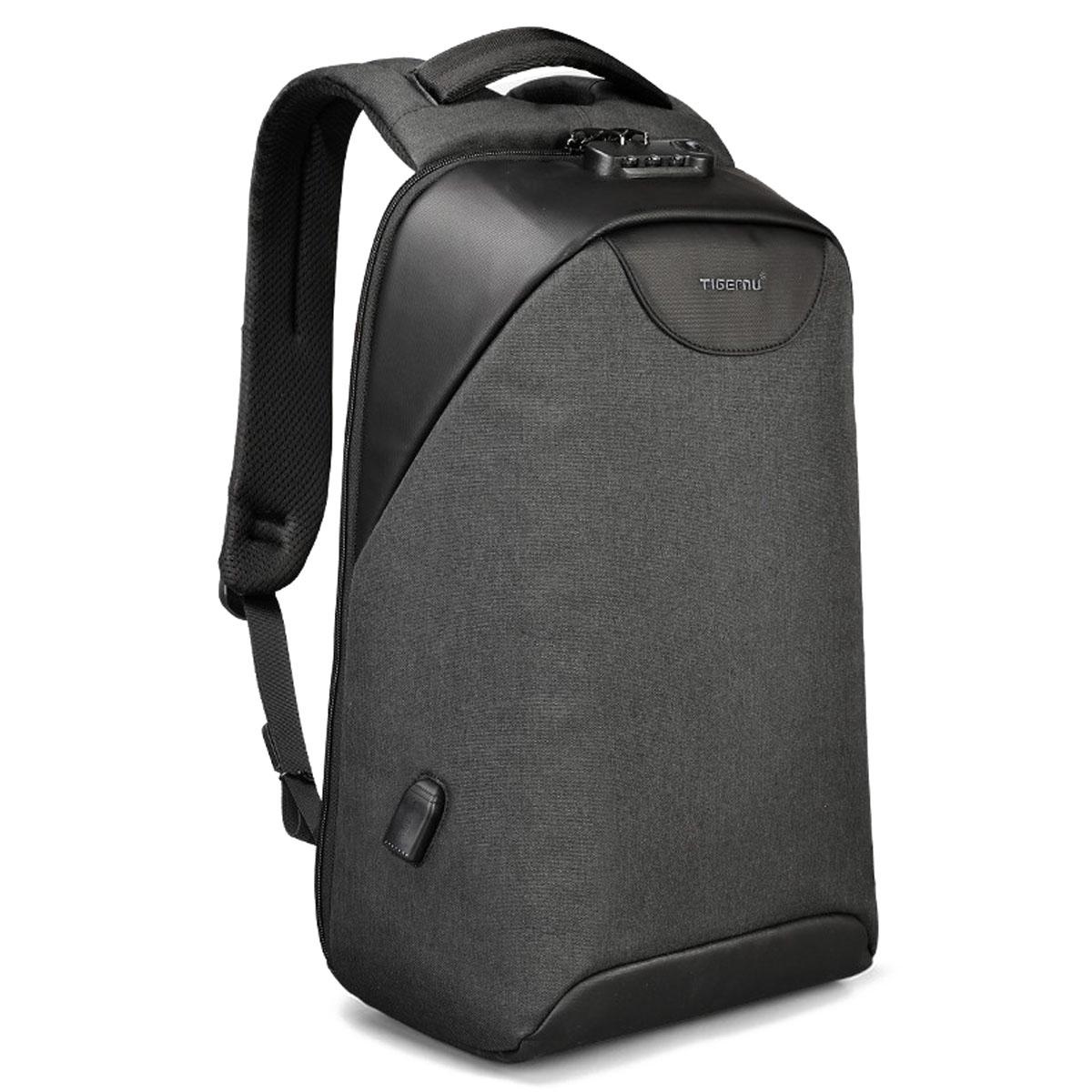 Міський рюкзак антизлодій Tigernu T-B3611 для ноутбука 15,6" з USB 18 л Чорний (TGN-T-B3611-1852) Міський рюкзак антизлодій Tigernu T-B3611 для ноутбука 15,6" з USB 18 л Чорний (TGN-T-B3611-1852)