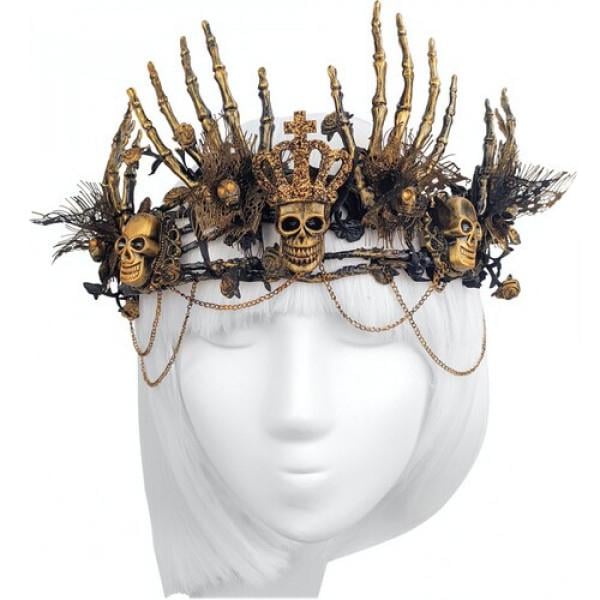 Декор на Хэллоуин Seta Корона Королева Ингиборго (21-551BLK-GL)