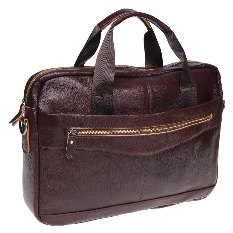 Сумка мужская кожаная Borsa Leather K11118 Brown