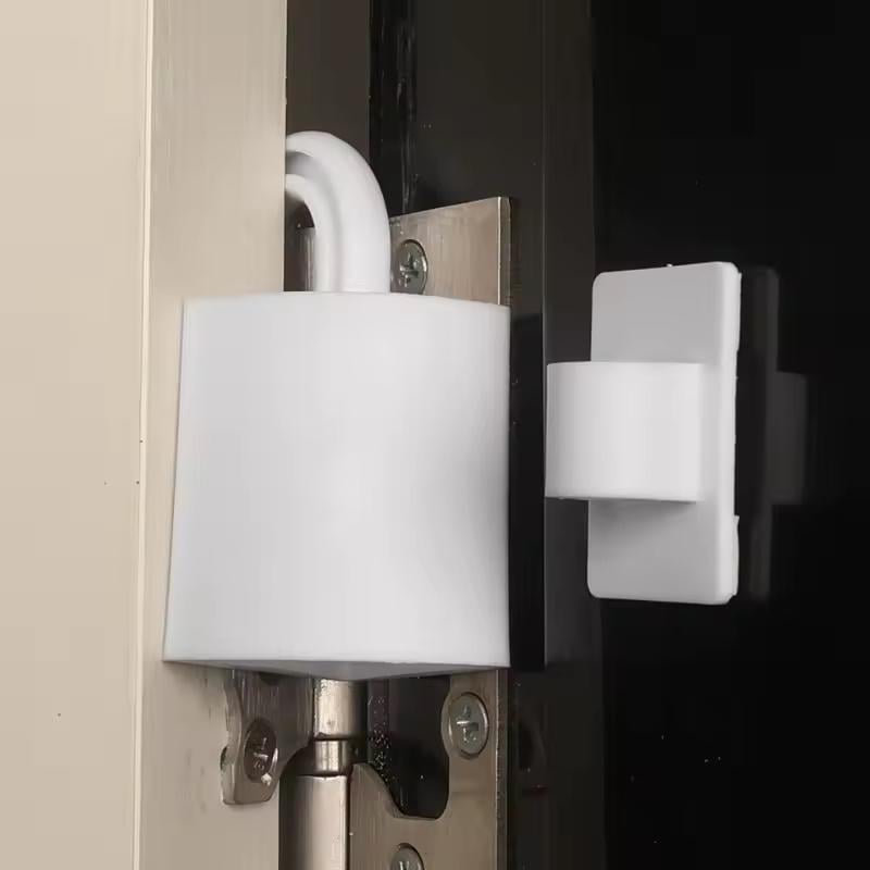 Стопер на петлі дверей від випадкового закриття із самоклейною основою Білий (3000003858) - фото 9