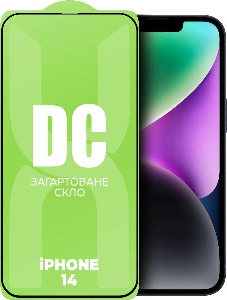 Скло захисне DC Glass iPhone 14 Full Glue (33909) Скло захисне DC Glass iPhone 14 Full Glue (33909)