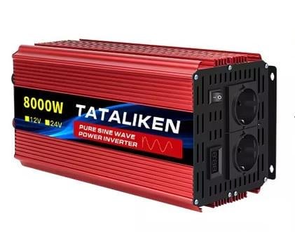 Перетворювач напруги Tataliken чистий синус 8000 W 12-220 V DC/AC - фото 1 Перетворювач напруги Tataliken чистий синус 8000 W 12-220 V DC/AC - фото 1