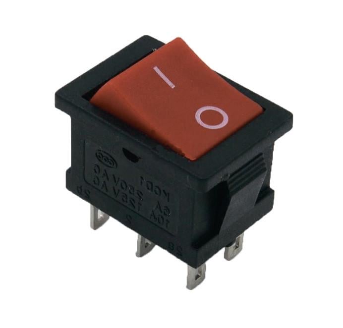 Переключатель TechnoSystems KCD1-1-202 R/B Red (5500684)