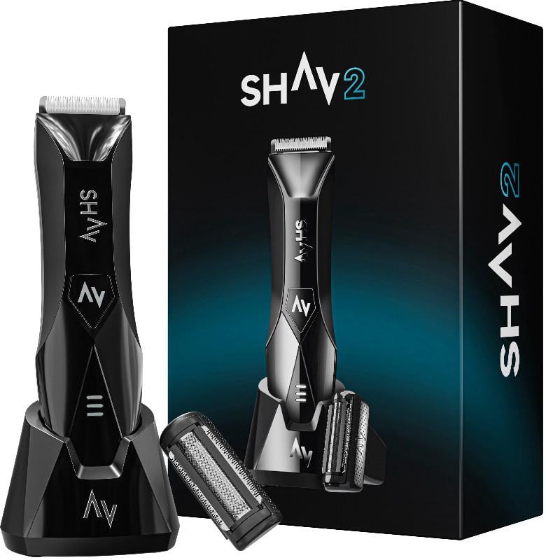 Триммер Shav 2 водонепроницаемый LED подсветка аккумуляторный Черный - фото 3