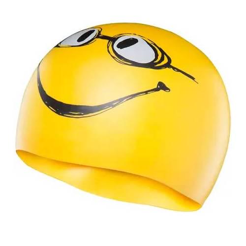 Шапочка для плавання TYR Have A Nice Day Silicone Swim Cap Onesize Yellow