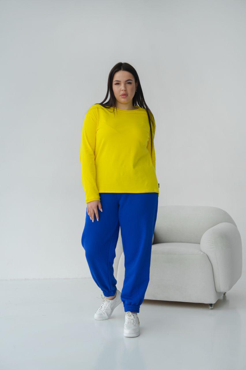 Лонгслив женский р. 56-58 Желтый (14-7719 19) - фото 5 Лонгслив женский р. 56-58 Желтый (14-7719 19) - фото 5