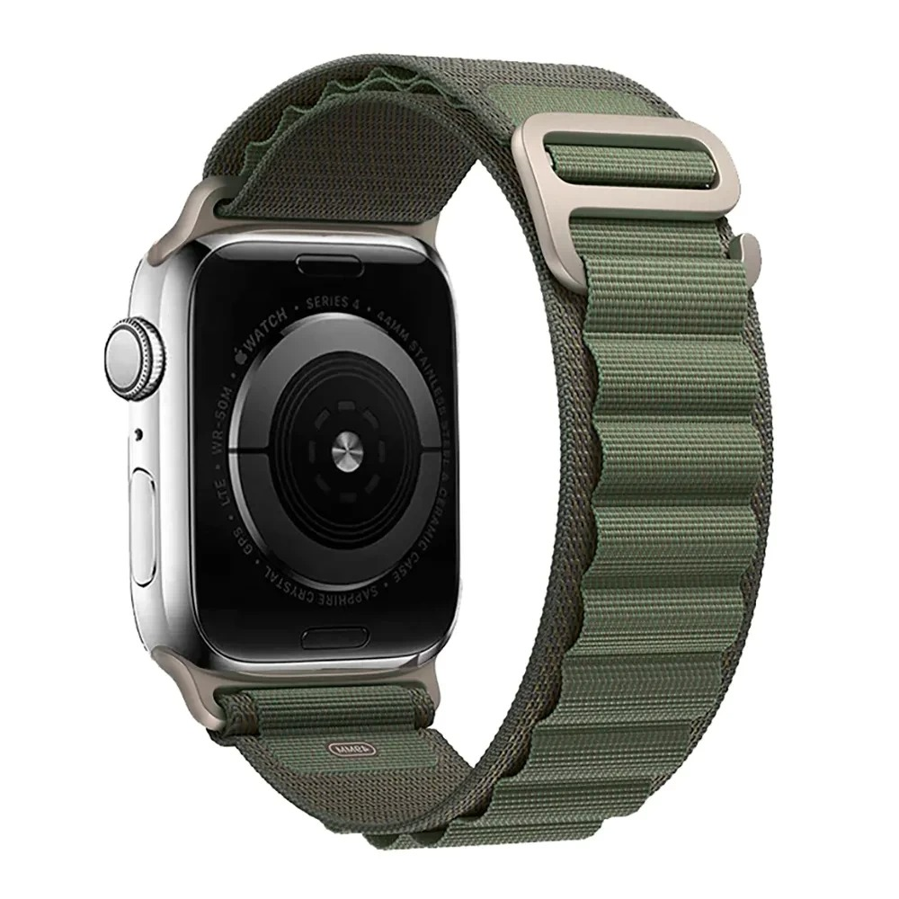 Ремінець тканинний Alpine Loop для Apple Watch 38/40/41 мм series SE/8/7/6/5/4/3/2/1 Military Green (212-00530)