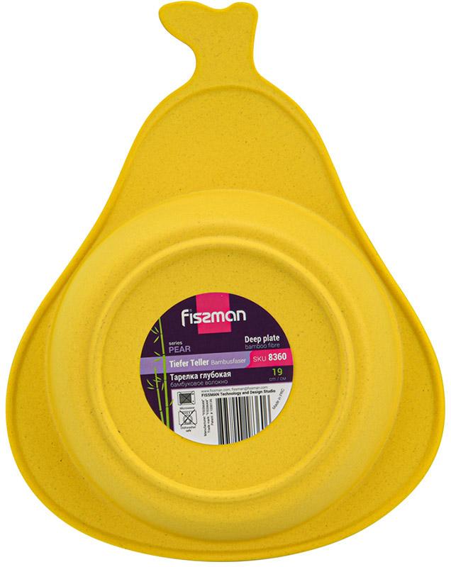 Тарелка детская суповая Fissman груша из бамбукового волокна 19 см - фото 4 Тарелка детская суповая Fissman груша из бамбукового волокна 19 см - фото 4