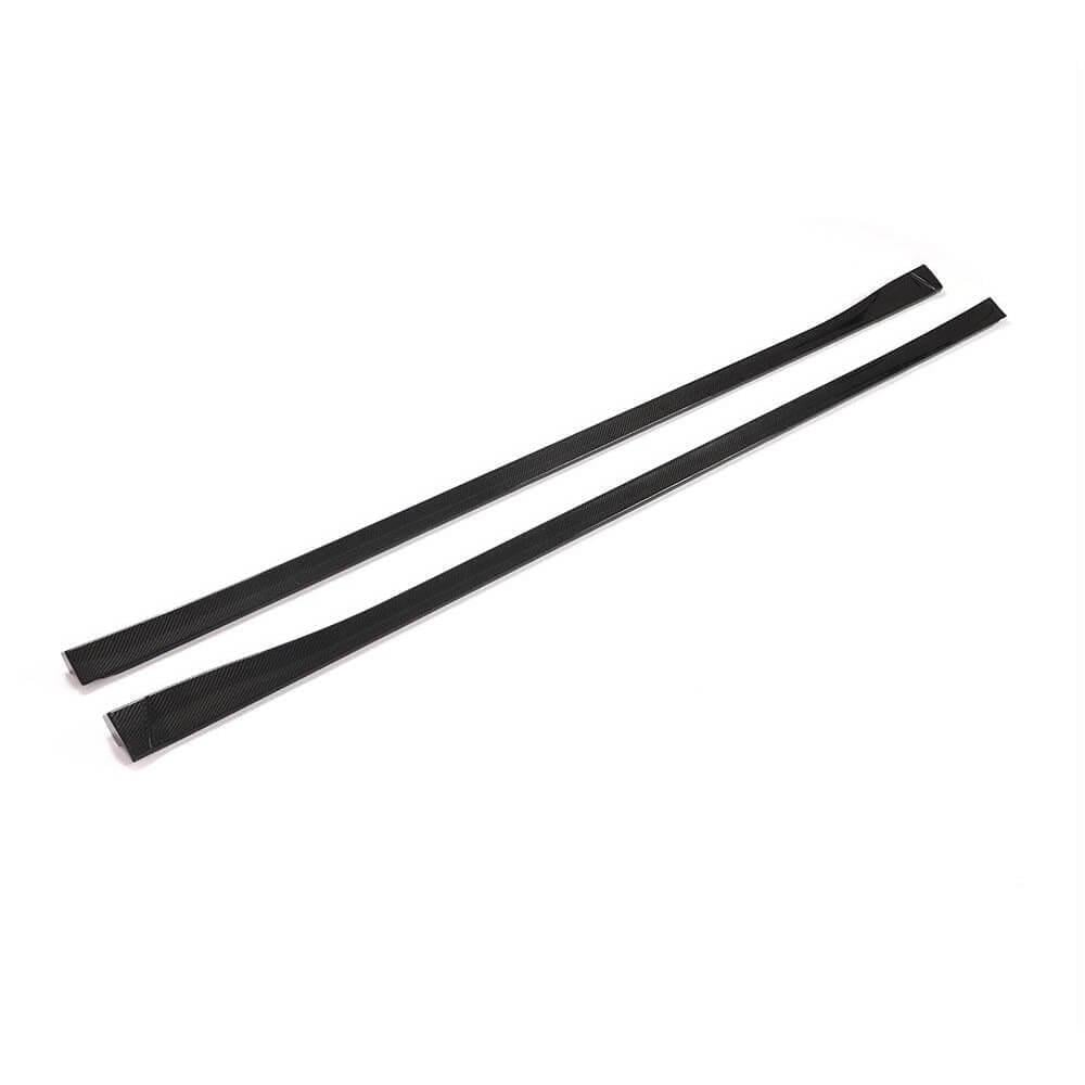 Пороги бокові для короткої бази DDCarbon для Volkswagen T6 натуральний карбон (150701)