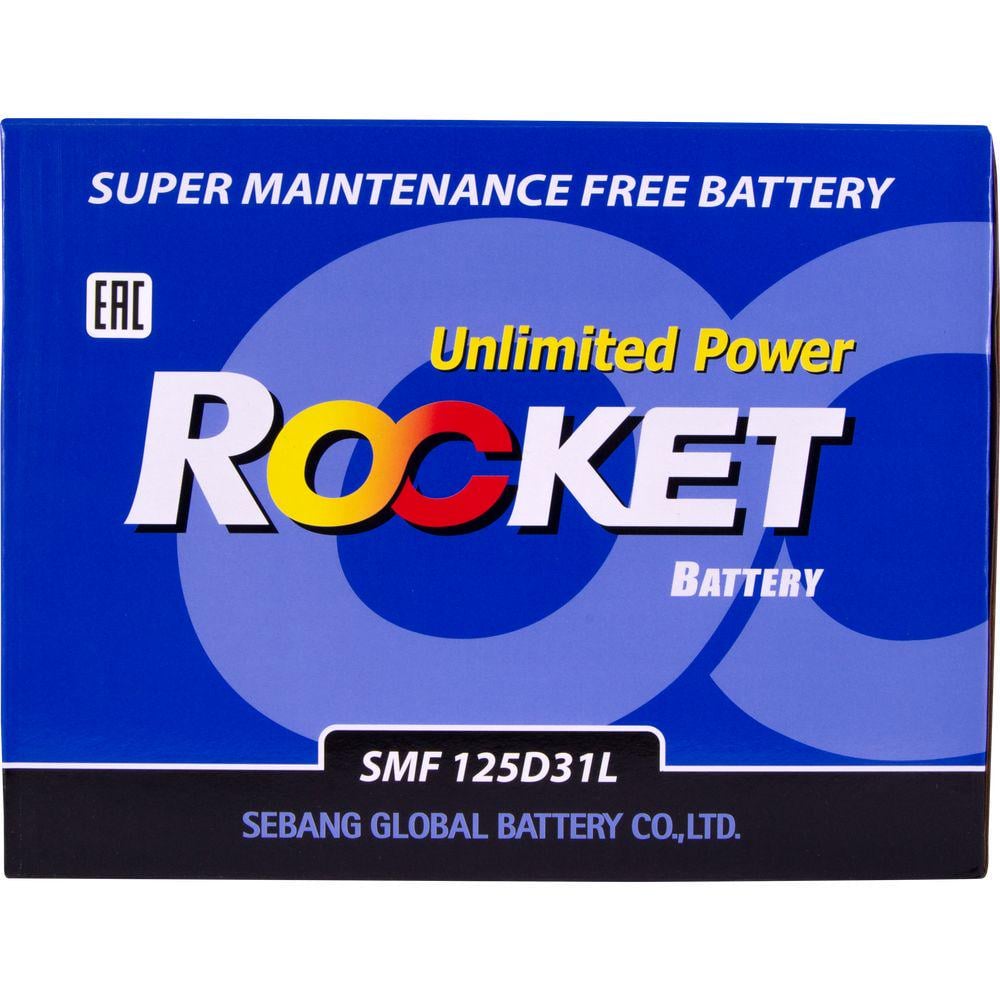 Аккумулятор автомобильный Rocket Japan SMF 125D31L 6СТ-100 Ah 830 A CCA (51471) - фото 6