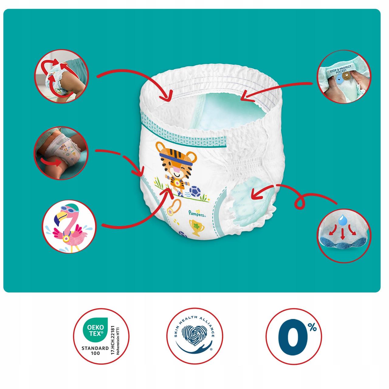 Подгузники-трусики Pampers Pants 12-17 кг р. 5 48 шт. (2503852630) - фото 4