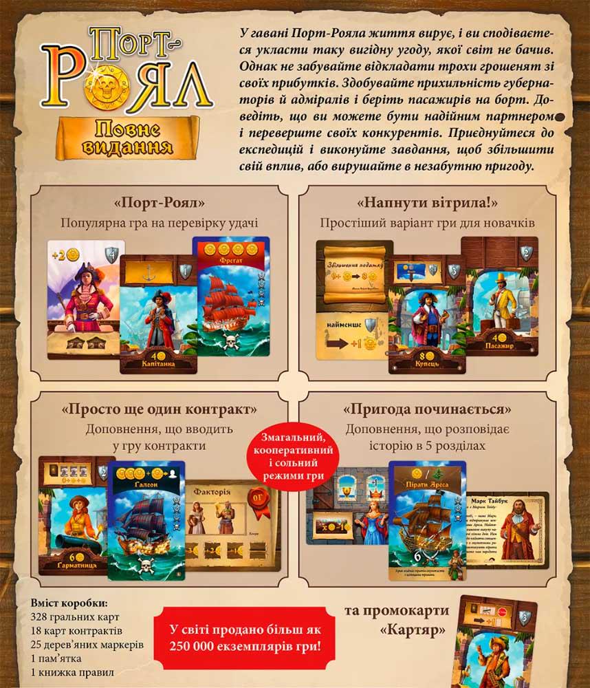 Настольная игра Lords of Boards Порт-Ройал Полное издание (LOB2114UA) - фото 2