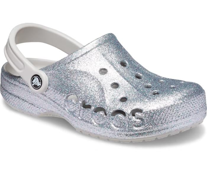 Сабо с блестками Crocs Baya Glitter р. 40-41 Silver Glitter (22281681) - фото 3