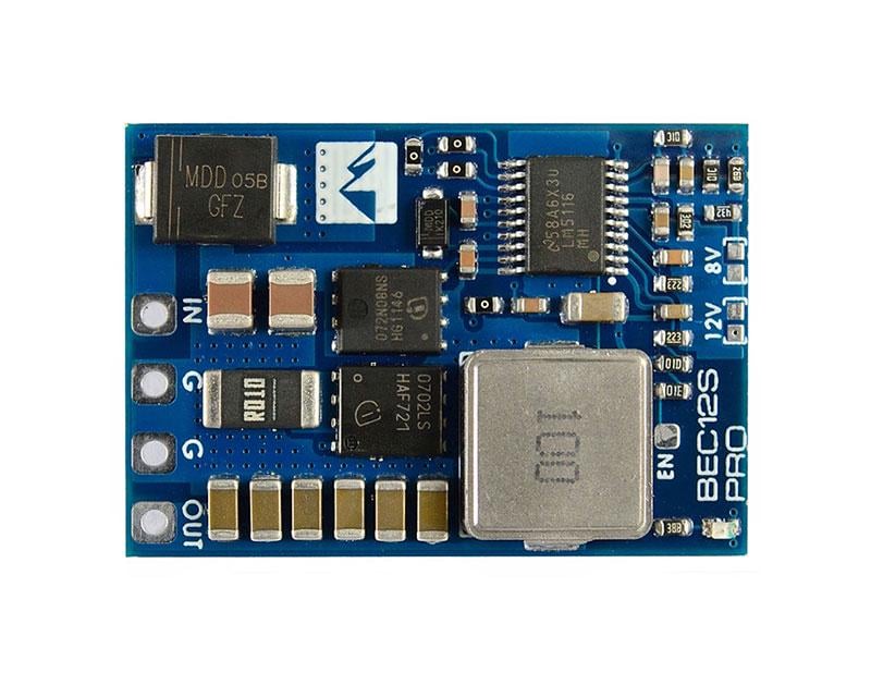 Регулятор питания MATEK BEC12S-PRO 12S понижающий 9-55V TO 5V 8V 12V 5A (00-00025582)