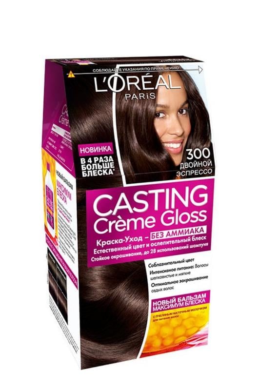 Фарба для волосся L'Oreal Paris Casting Creme Gloss 300 Подвійний еспресо (812)