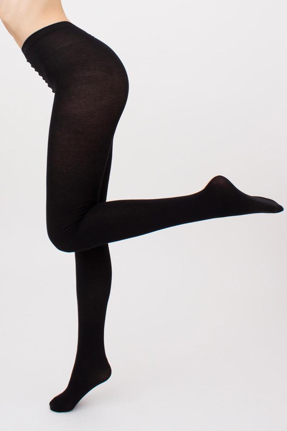 Колготки хлопковые Giulia LUCKY COTTON 200 р. 3 Black/Nero (4820040300634)