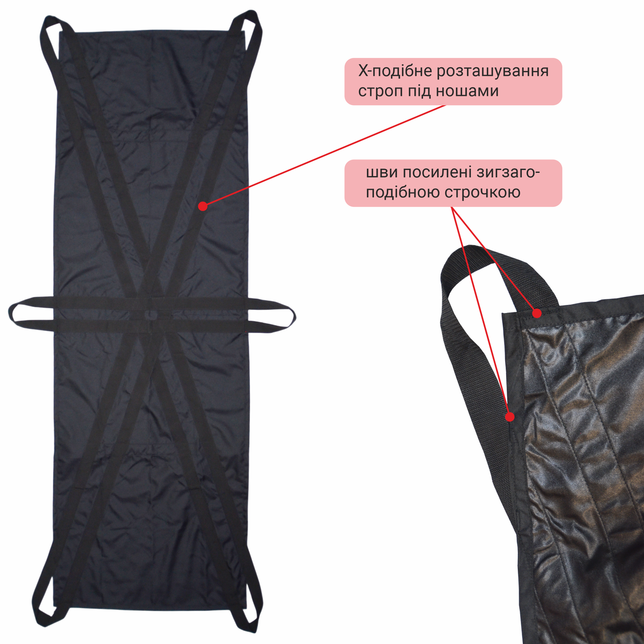 Ноши тактические Derby HM-2 MOLLE бескаркасные в чехле 192х65 см (2829555026) - фото 3 Ноши тактические Derby HM-2 MOLLE бескаркасные в чехле 192х65 см (2829555026) - фото 3