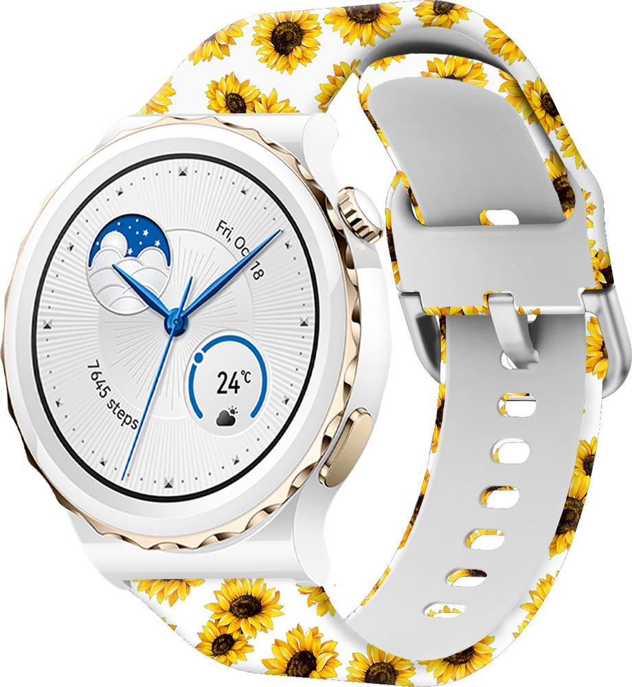 Ремешок Colorful для Huawei Watch GT3 Pro 43 мм Sunflower White (38301)