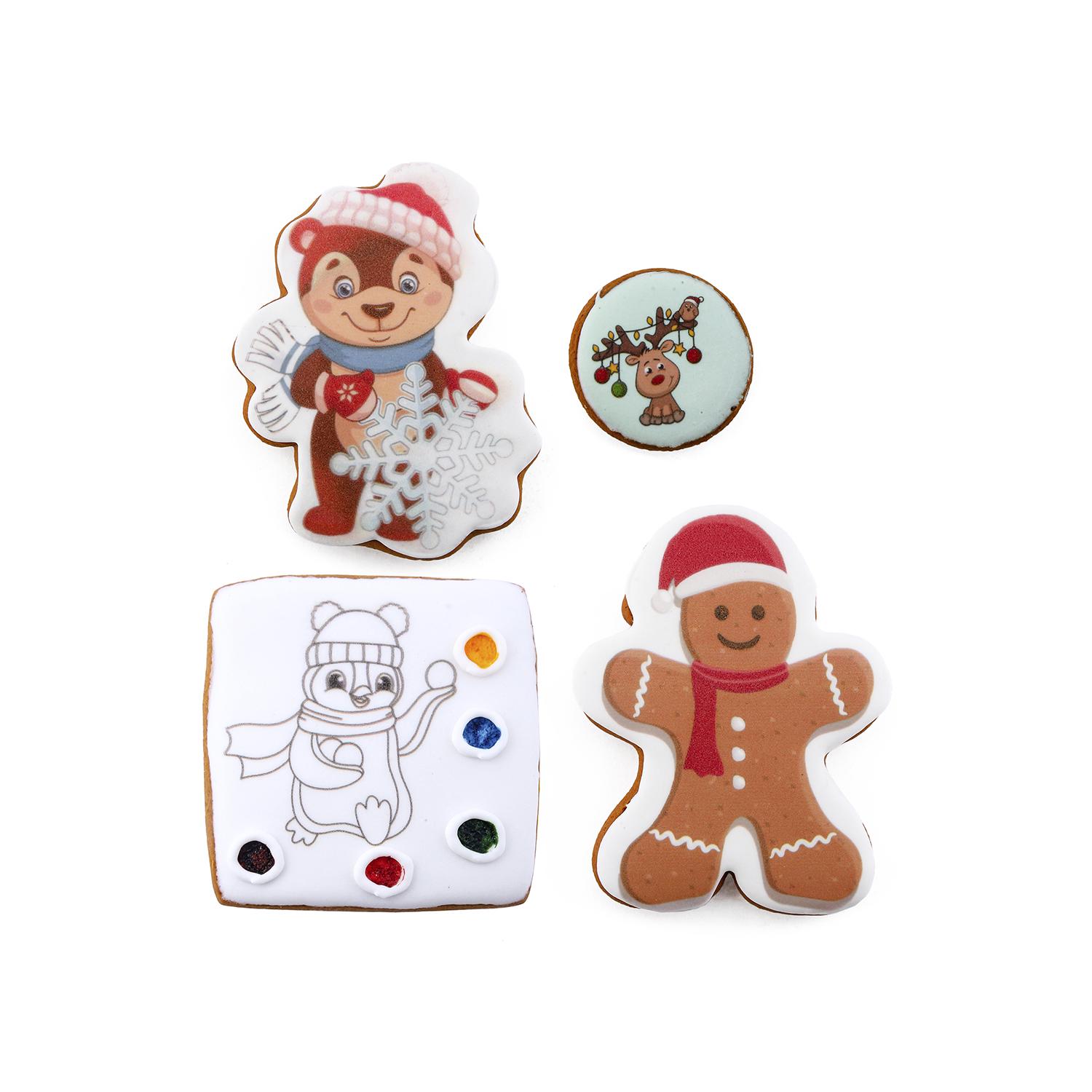 Набор подарочныйдетский Крафт Печиво Новый год 165 г